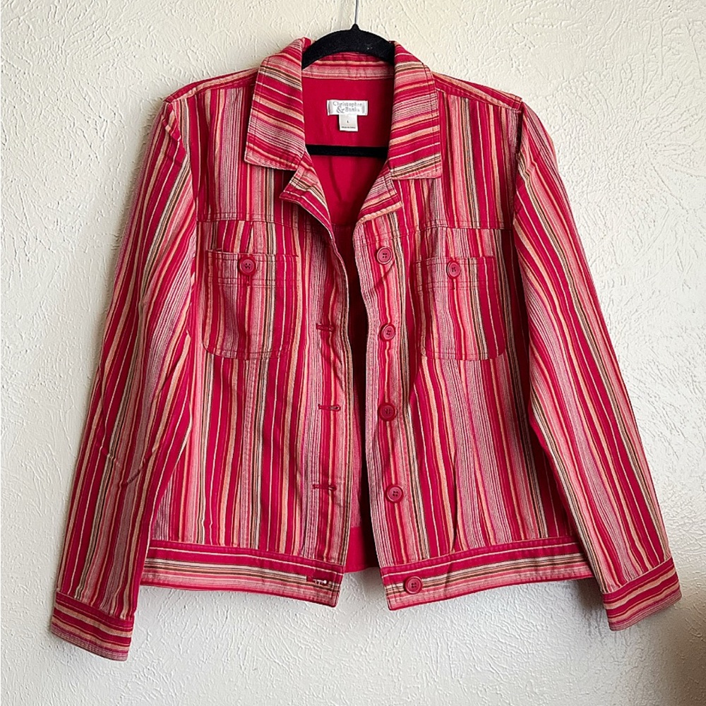 Christopher & Banks Multicolored Over Shirt